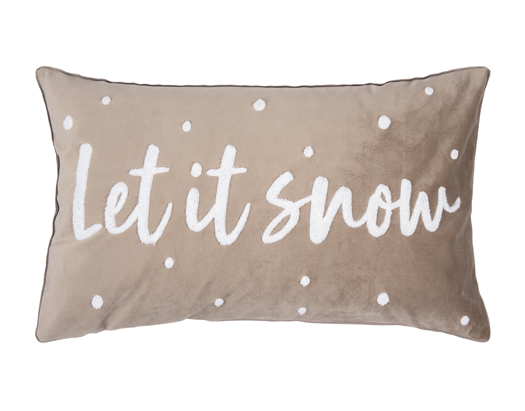 Pad Kissenhülle Snow | taupe