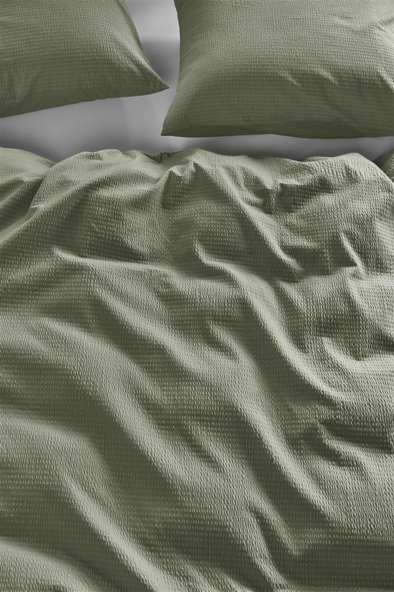 Beddinghouse Seersucker-Bettwäsche Summer | Grün