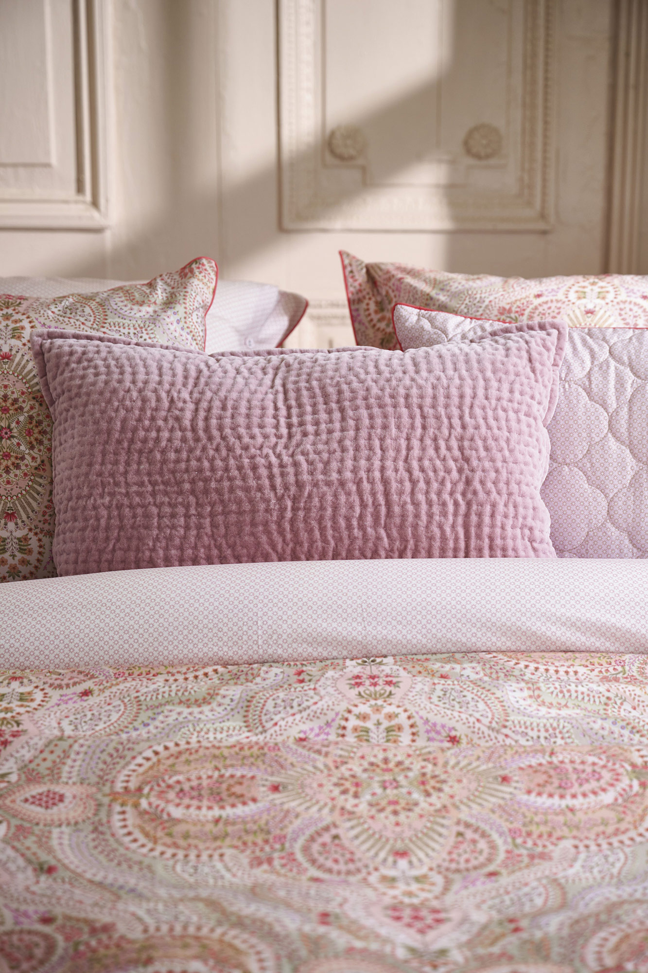 Pip Studio Kissen Velvet Sky | Mauve