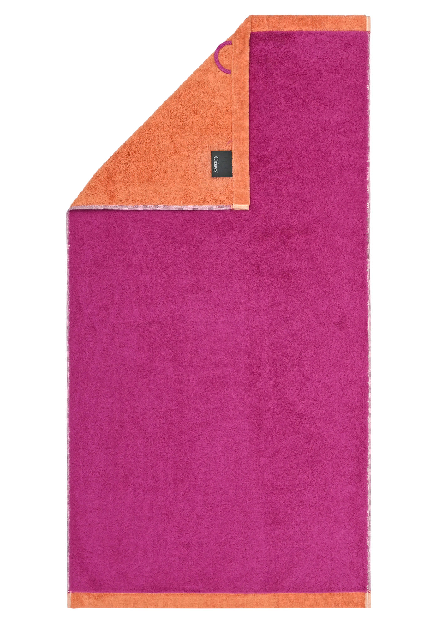Cawö Handtuch Lifestyle Splash 7071 | 23 pink/mandarine