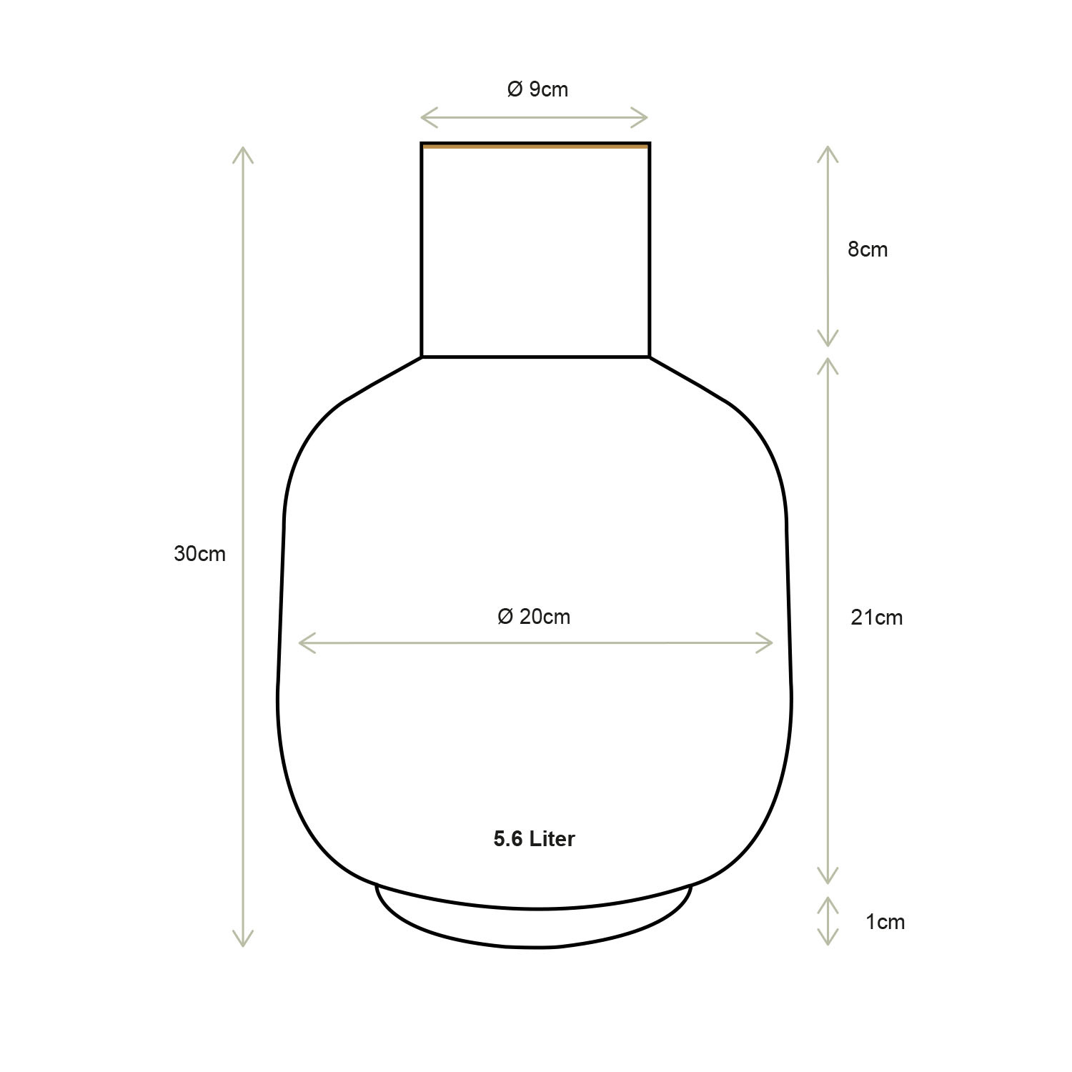 Pip Studio Vase Metall Blue Bird | blau