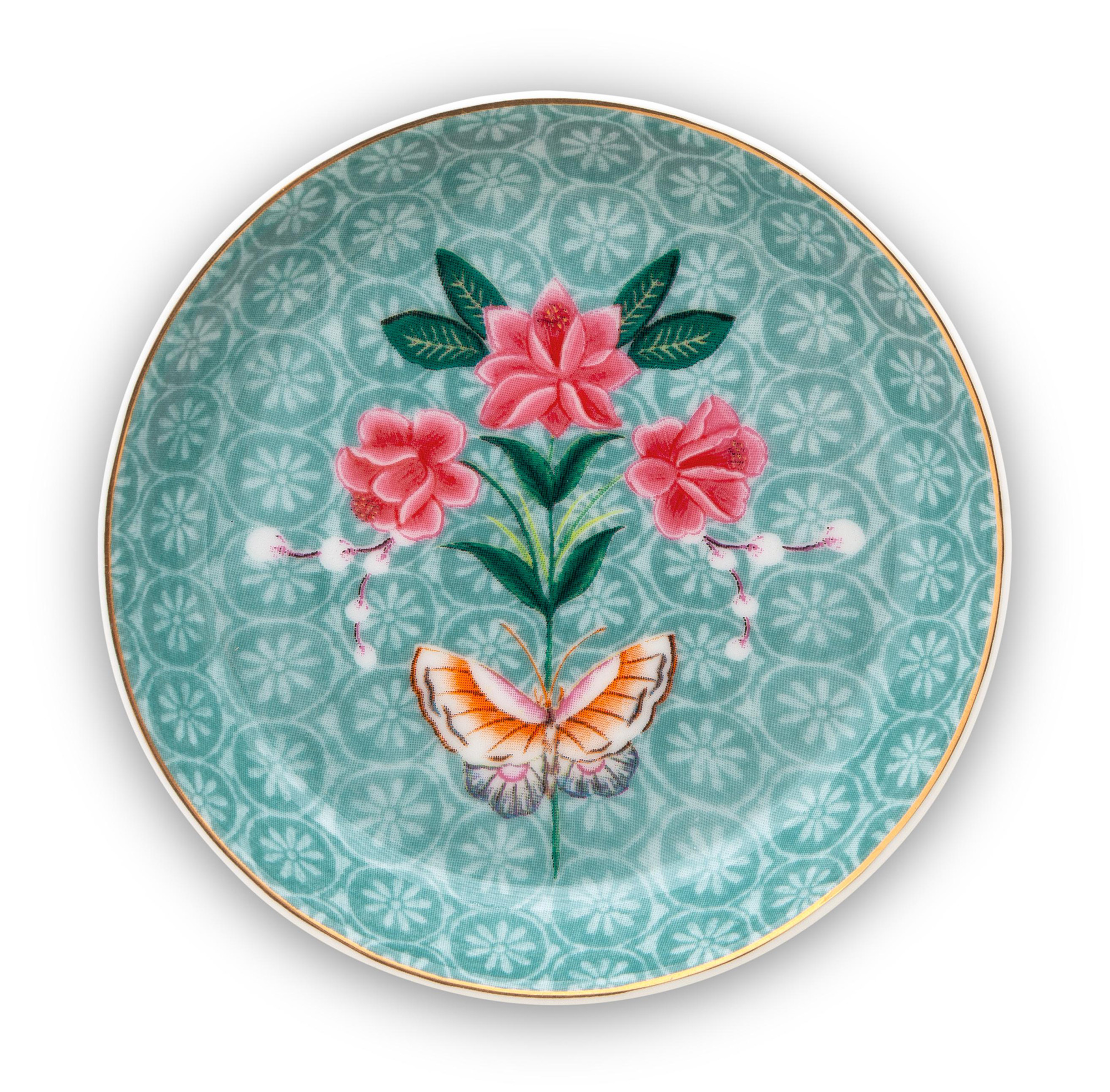 Pip Studio Teebeutelablage Blushing Birds |  blau