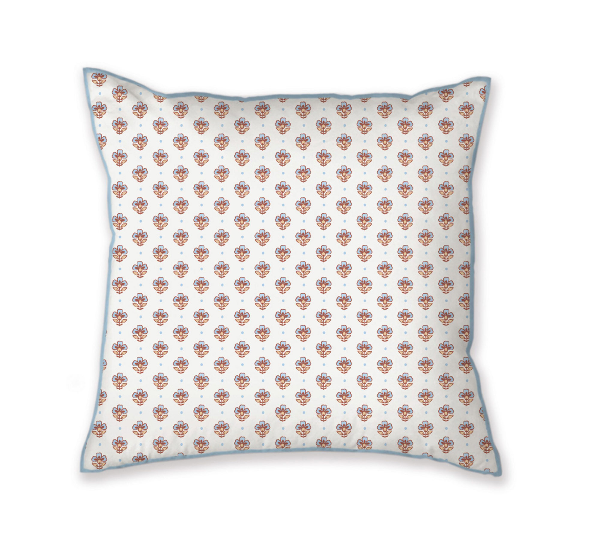 Pip Studio Zierkissen Jaipur Flower | Hellblau