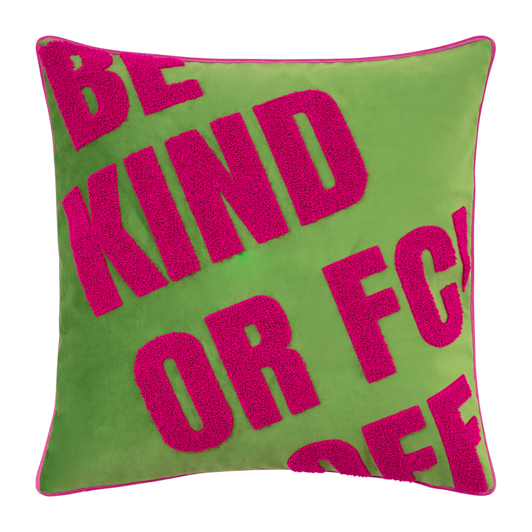 Pad Kissenhülle Letters KIND | green