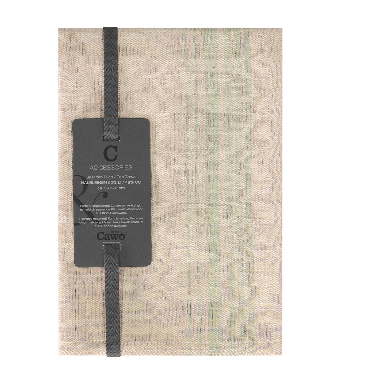 Cawö Geschirrtuch Nature  533 | 40 wasabi