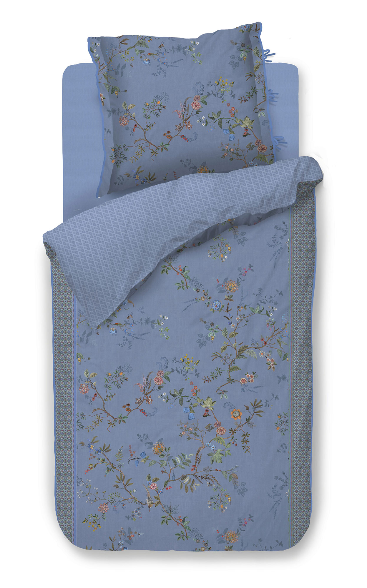 Pip Studio Perkalbettwäsche Bustani | Blue