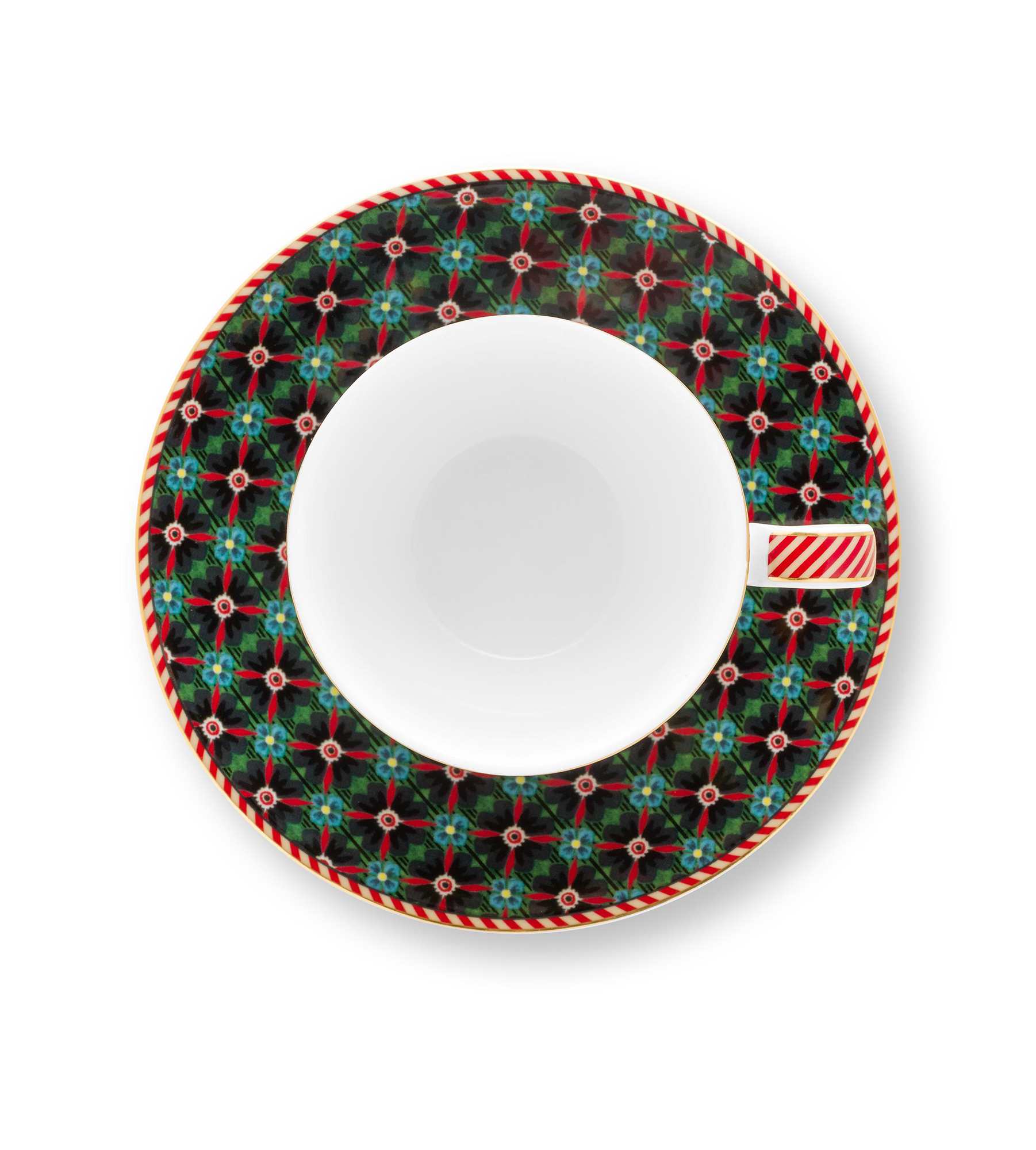 Pip Studio 2er Set Espresso Tasse & Untertasse Berry Blues |