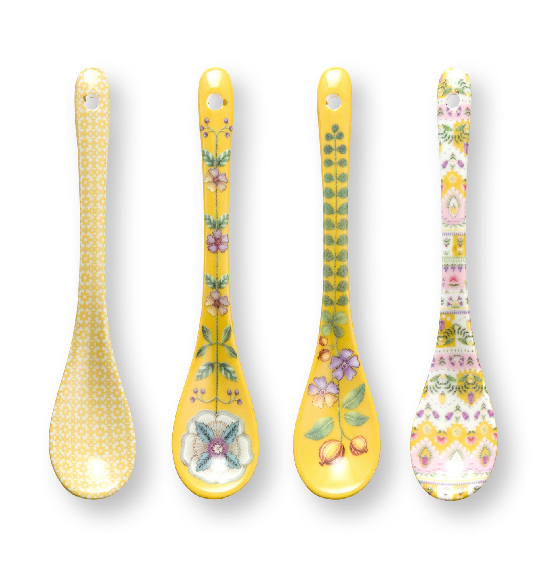 Pip Studio 4 Teelöffel Lily & Lotus | Yellow