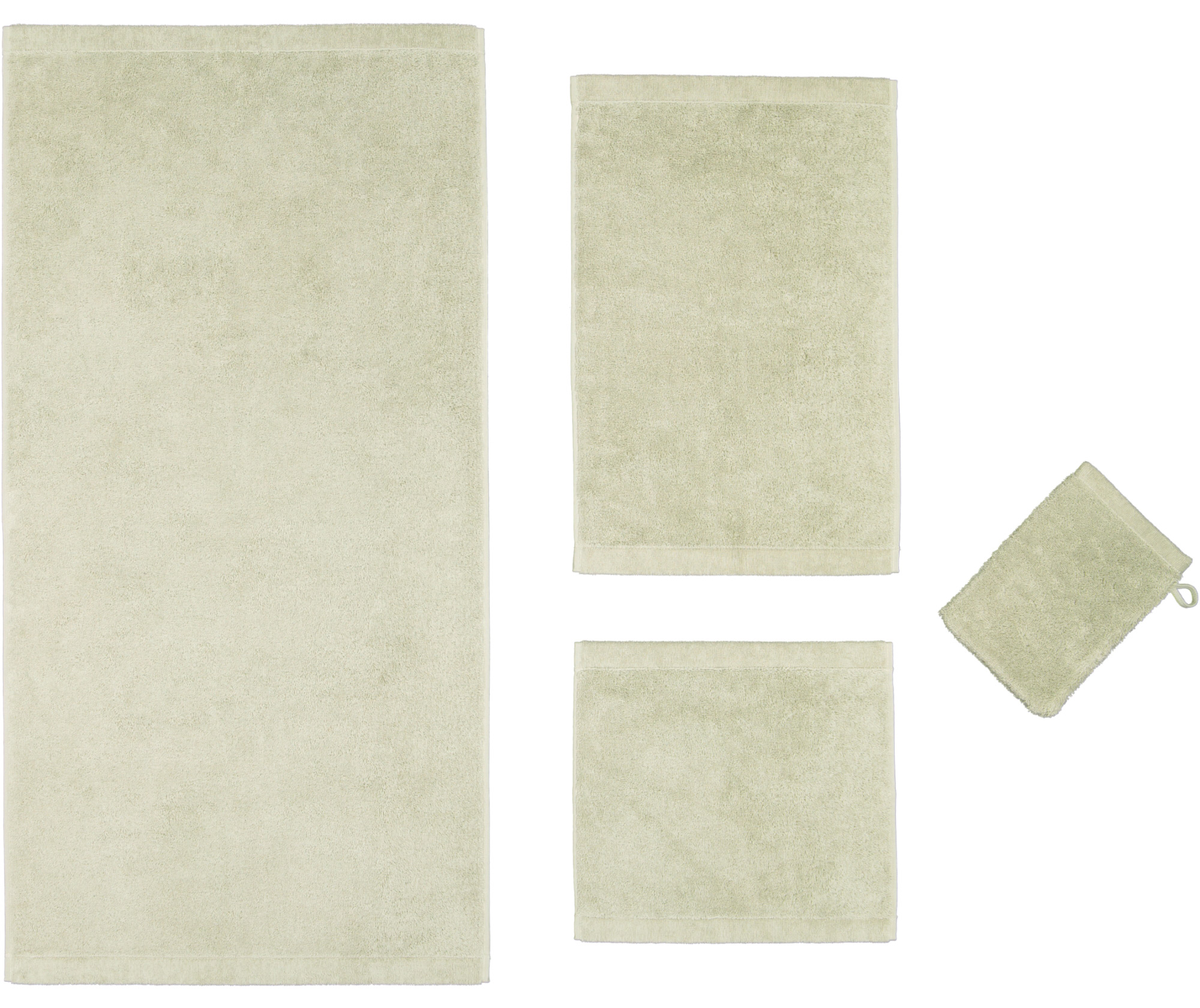 Cawö Handtuch Lifestyle 7007 | 420 wasabi