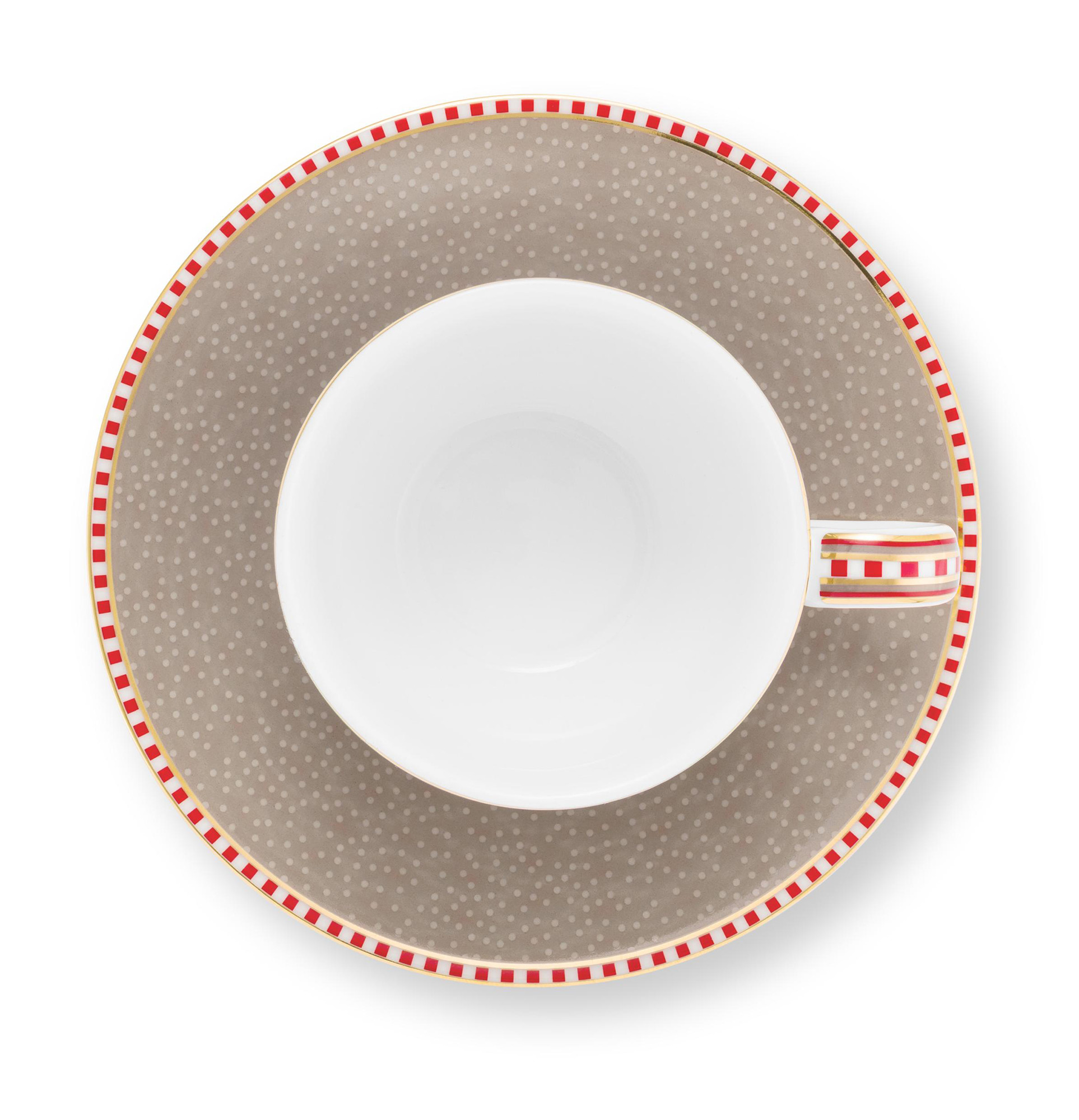 Pip Studio Espresso Tasse Blooming Tales | Khaki