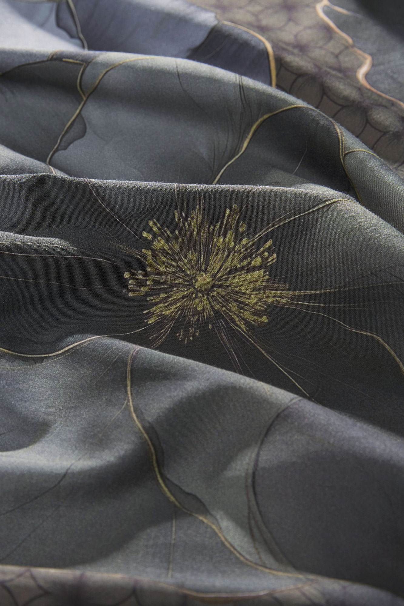 Beddinghouse  Baumwoll-Bettwäsche Decorum | graugrün