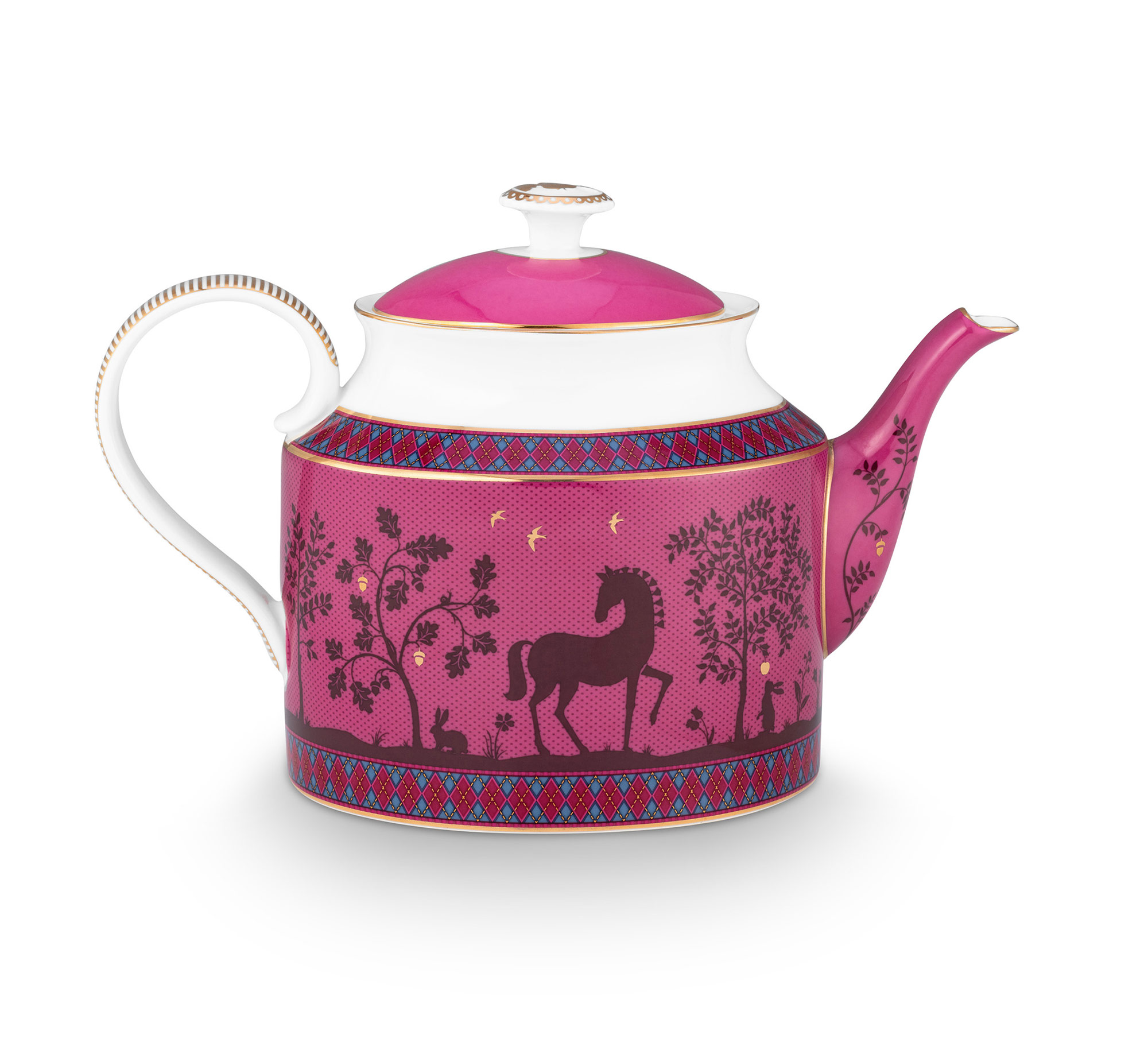 Pip Studio Teekanne gross Deerest Darling | Pink