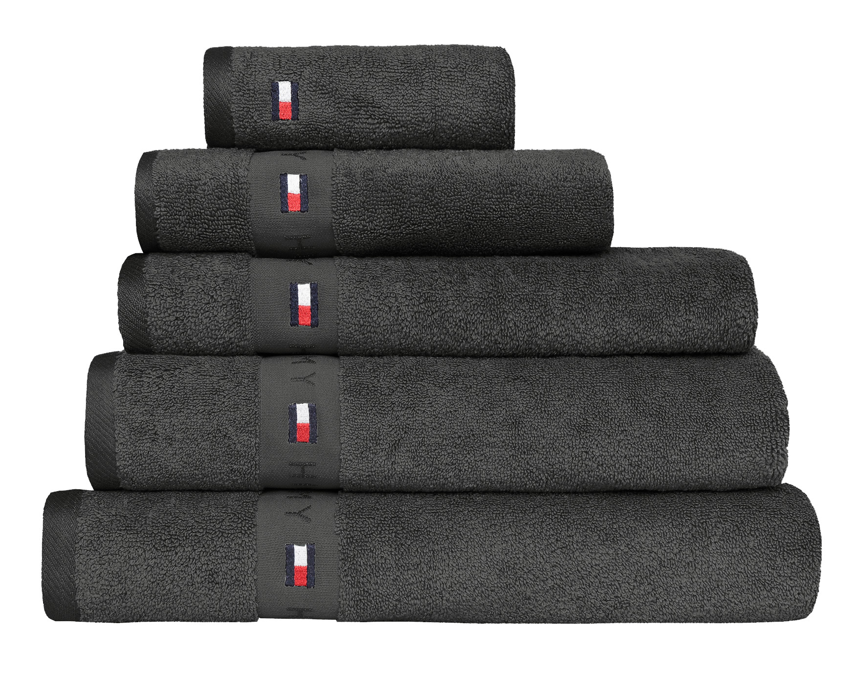 Tommy Hilfiger Handtuch LEGEND | Steel