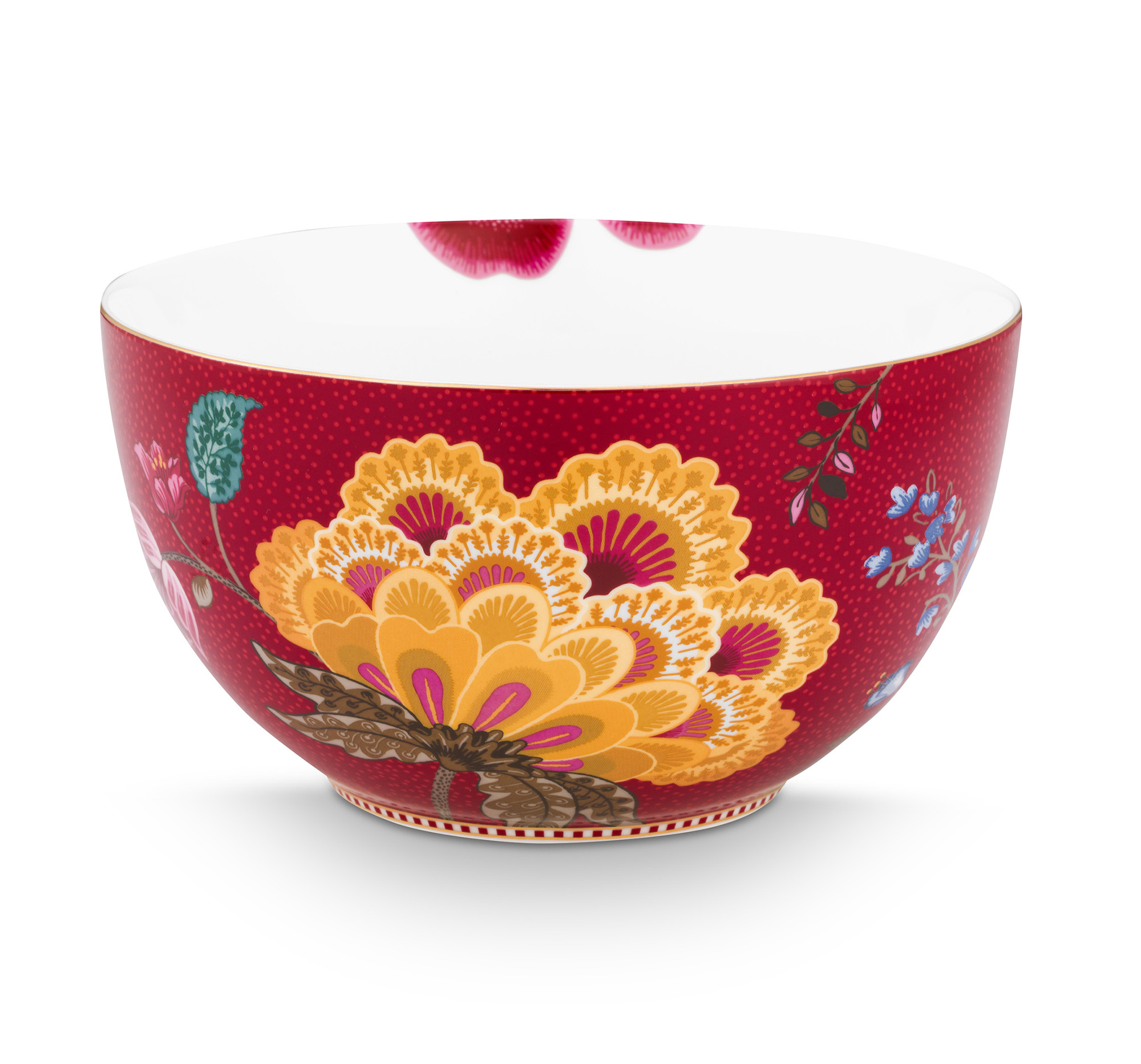 Pip Studio Schüssel Blooming Tales | Dark Red