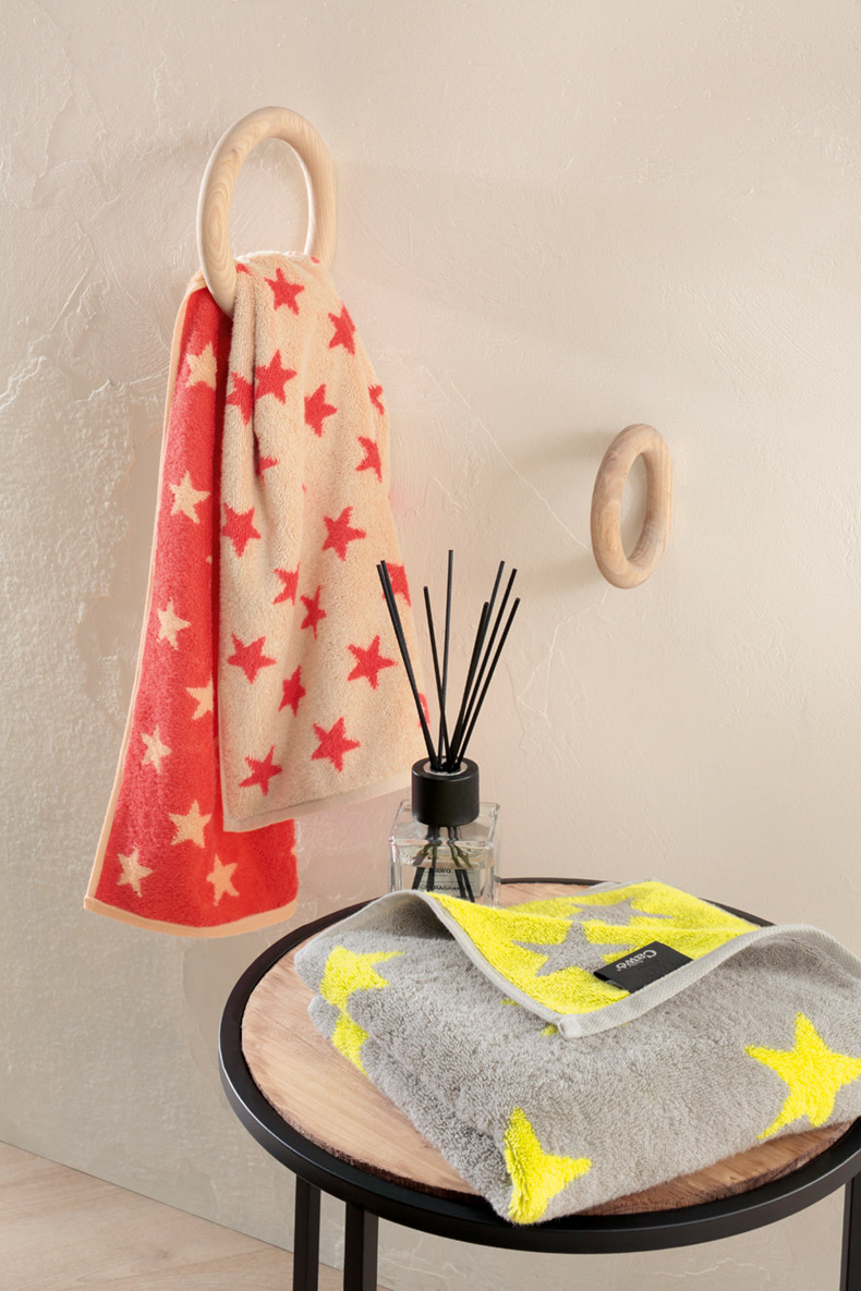 Cawö Handtuch New Stars 6261 | 32 beige/pink
