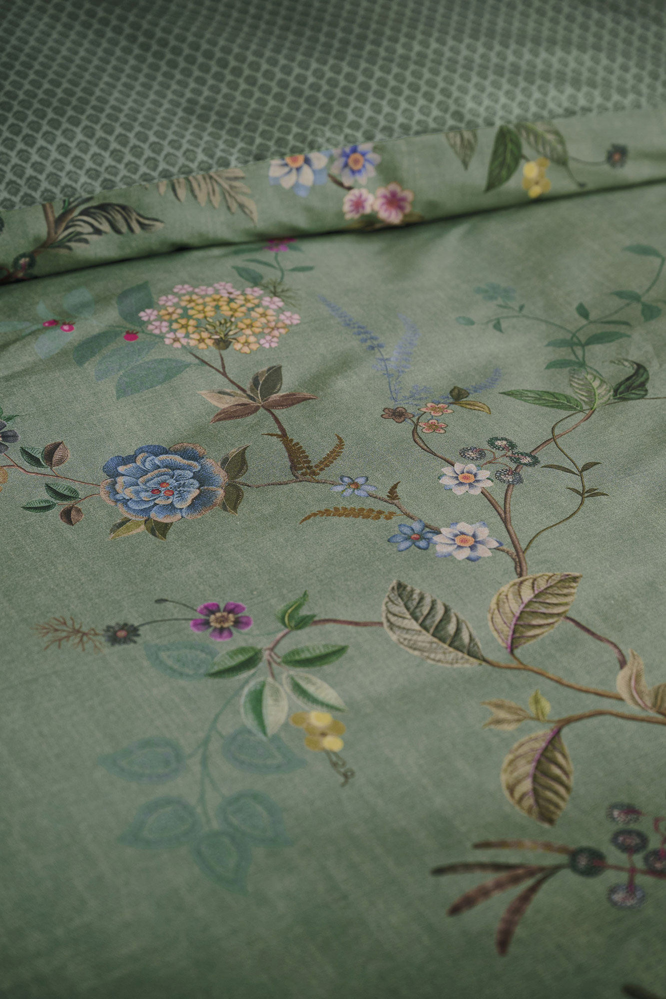 Pip Studio Perkalbettwäsche Bustani | Green