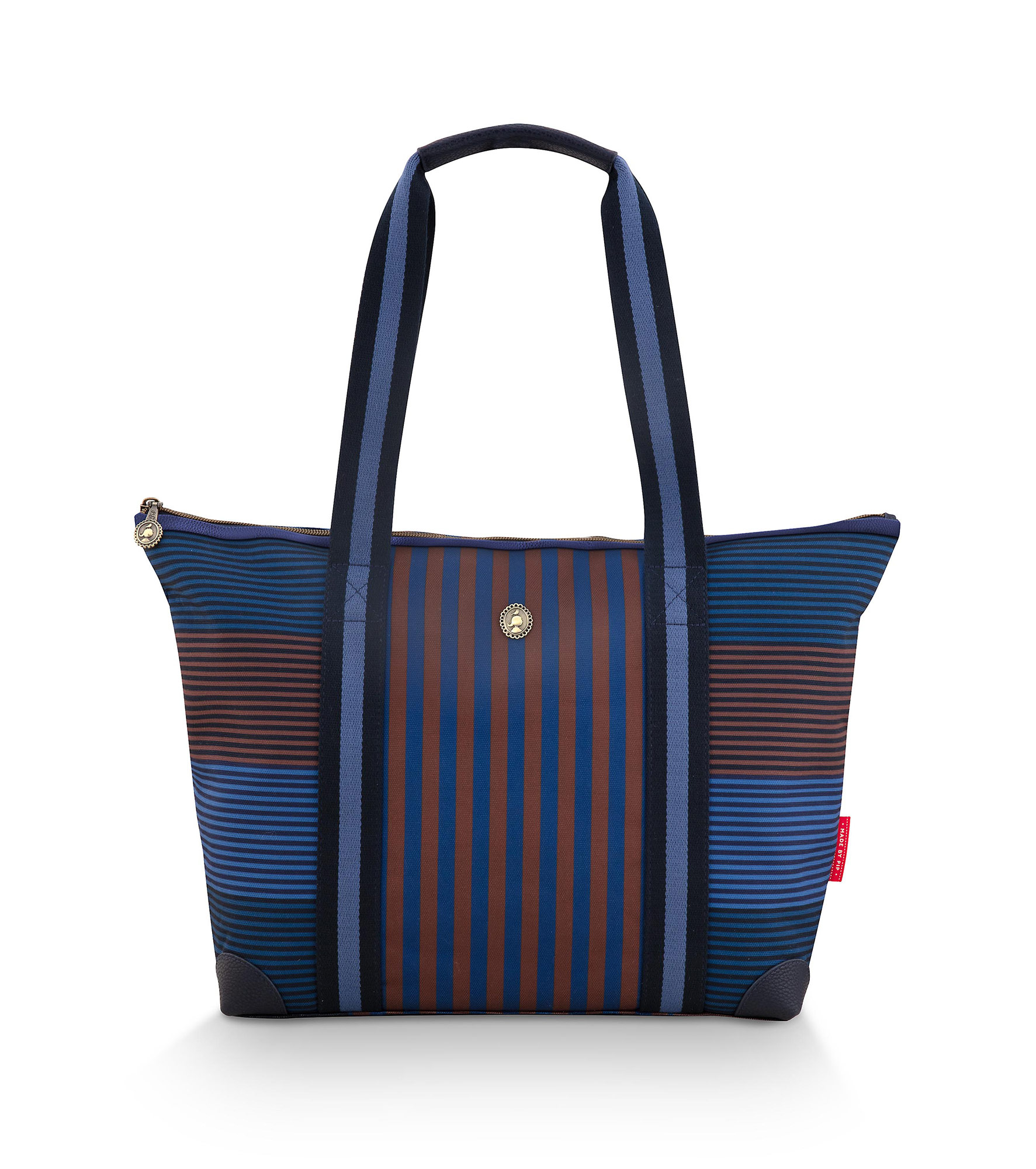 Pip Studio Tilda Reisetasche Medium Stripe  | Blue