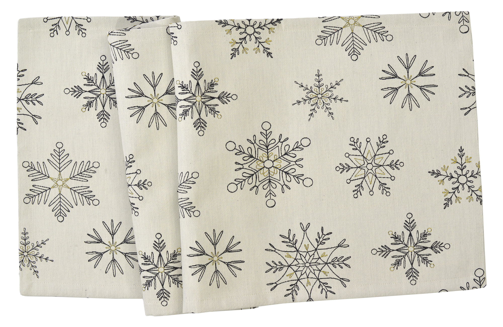 Sander Tischläufer Blizzard | 49 creme