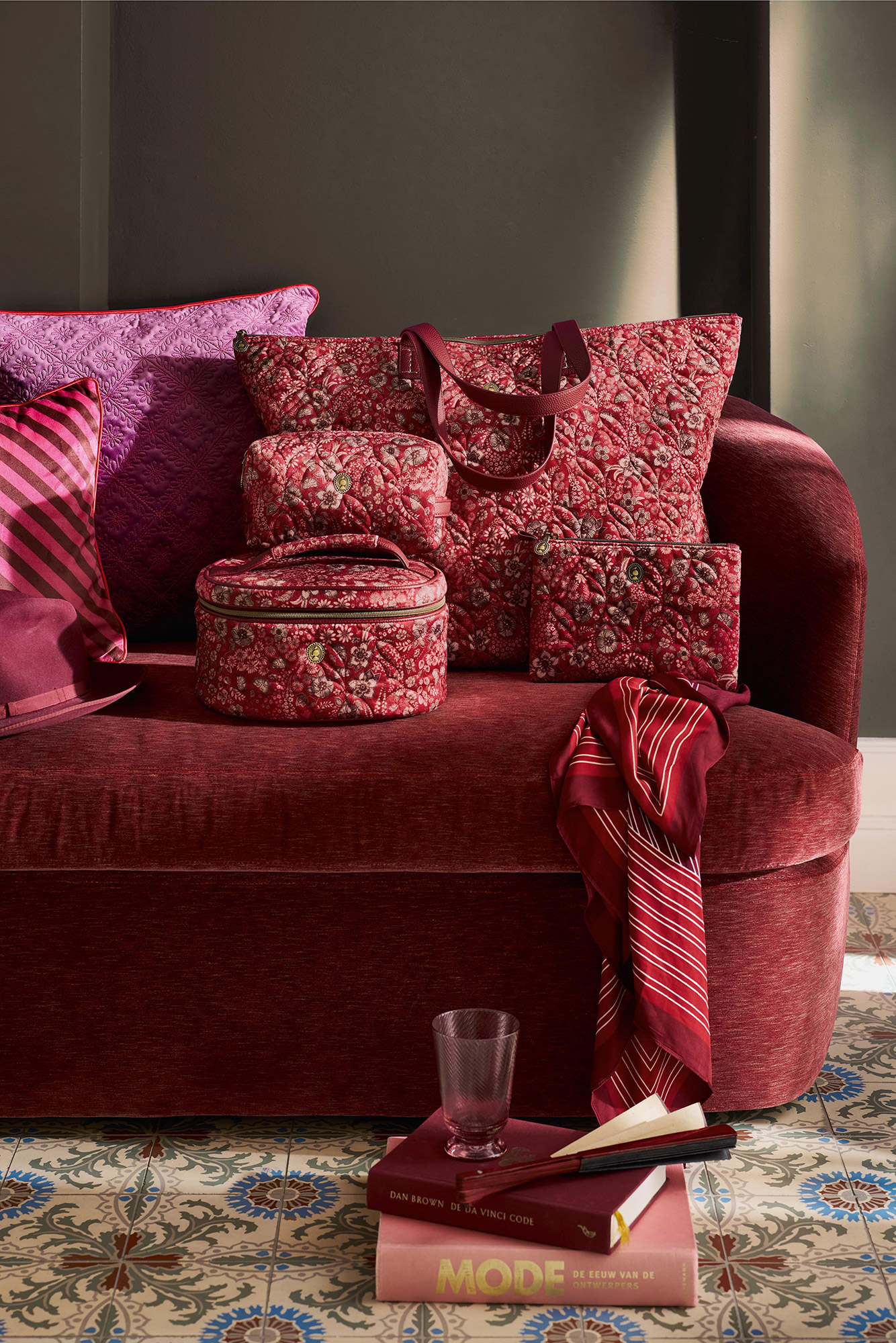 Pip Studio Kosmetiktasche Coco | rot