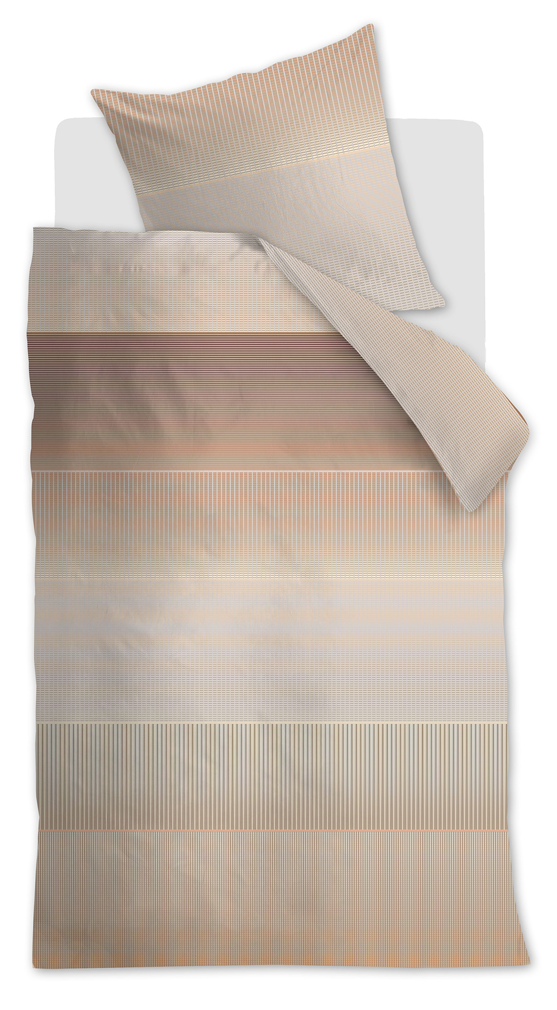 Beddinghouse Satin-Bettwäsche Abstract | terra