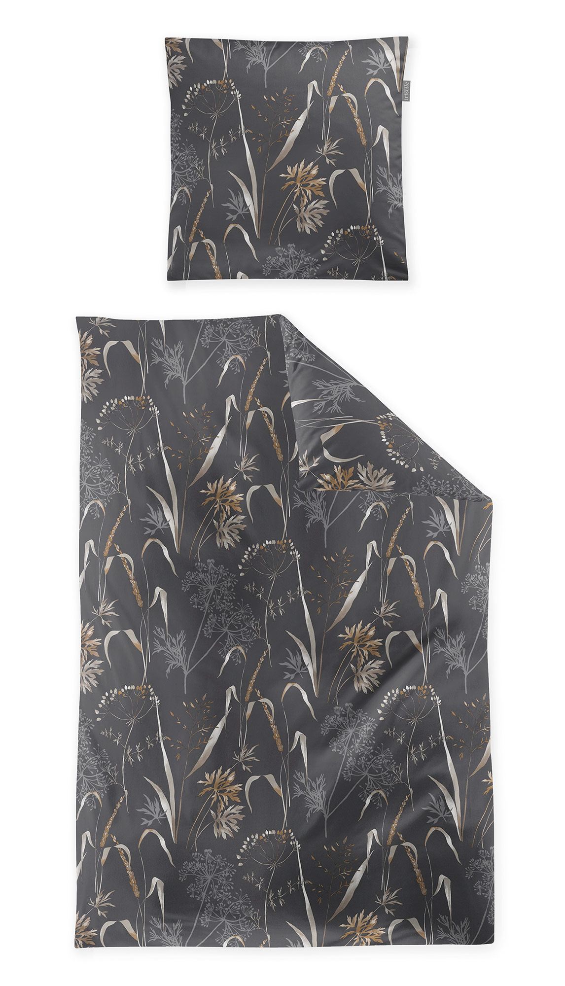 Irisette Feinbiberbettwäsche Koala 8425 | 11 grau