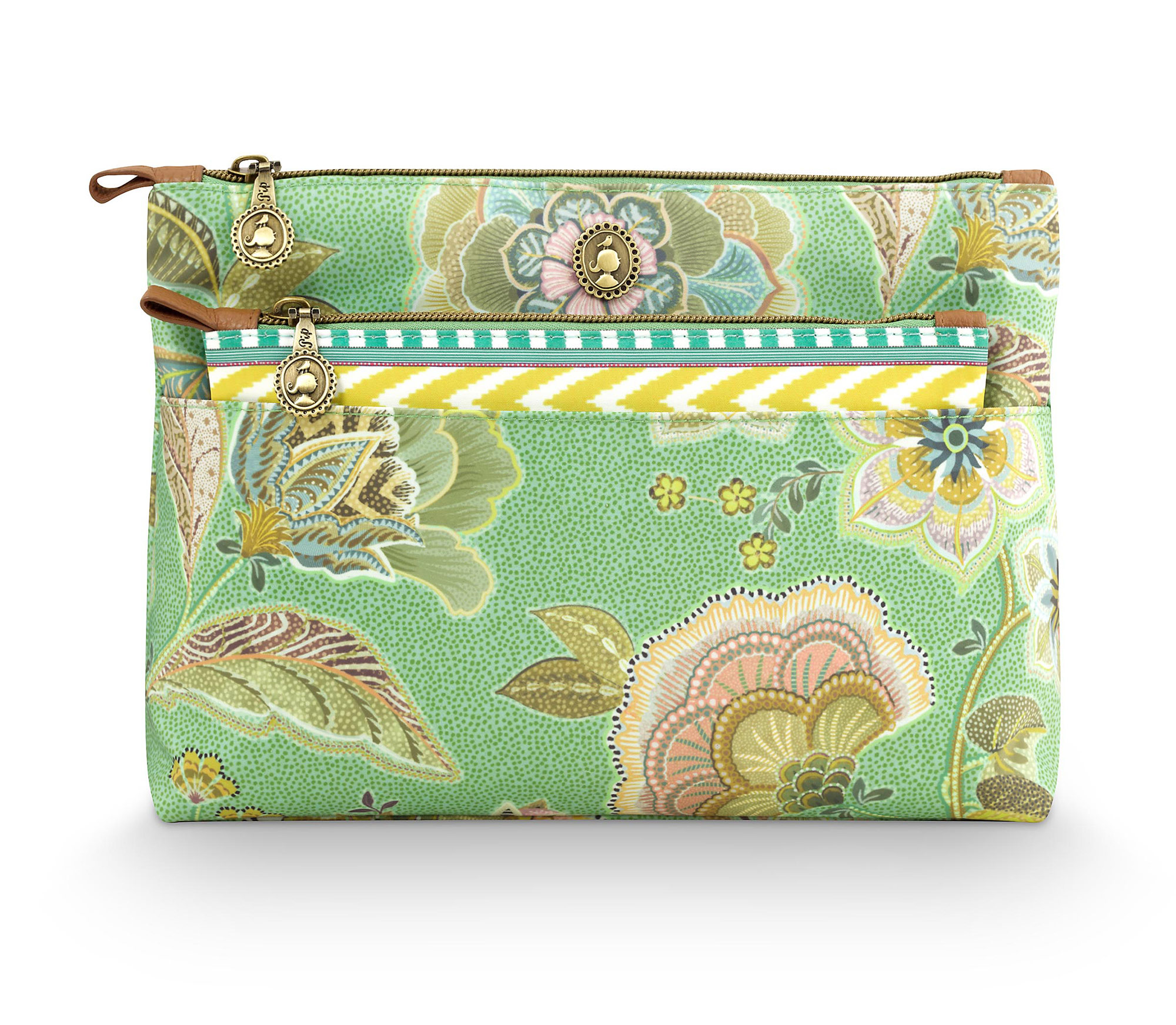 Pip Studio Kosmetiktasche Kombi Matata Caryn | grün