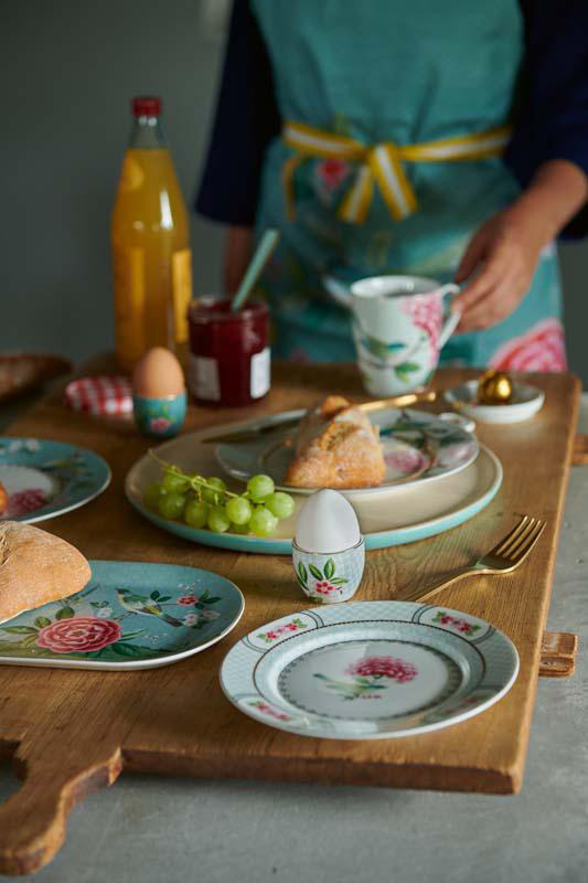 Pip Studio Tasse gross Blushing Birds |  weiss