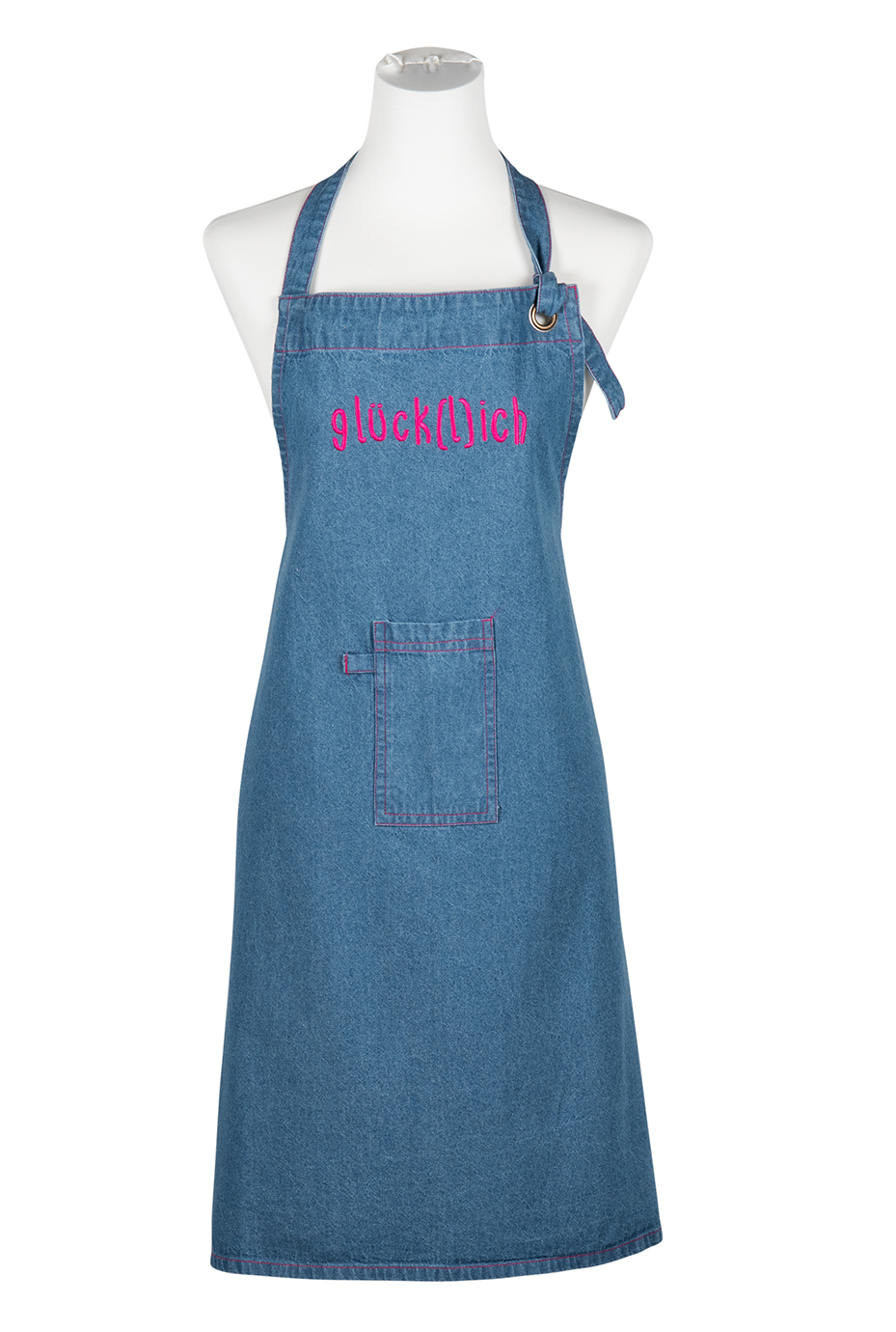 Pad Kochschürze Denim | pink