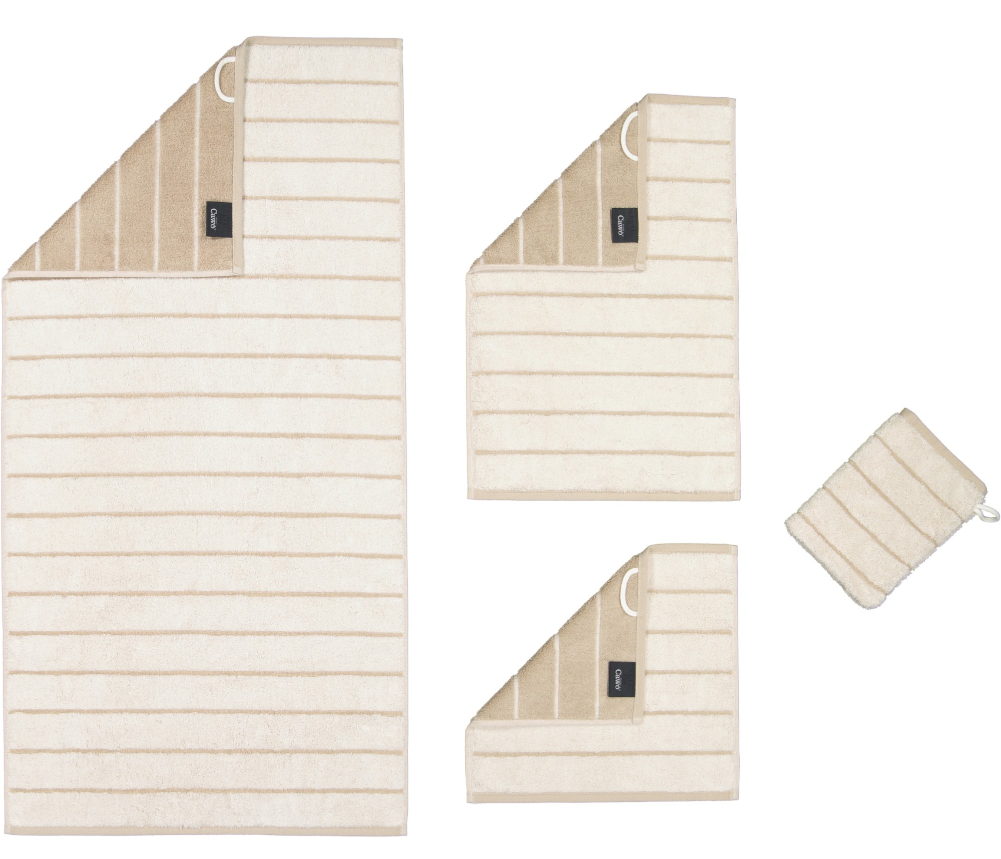 Cawö Handtuch Balance 6232 | 33 natur