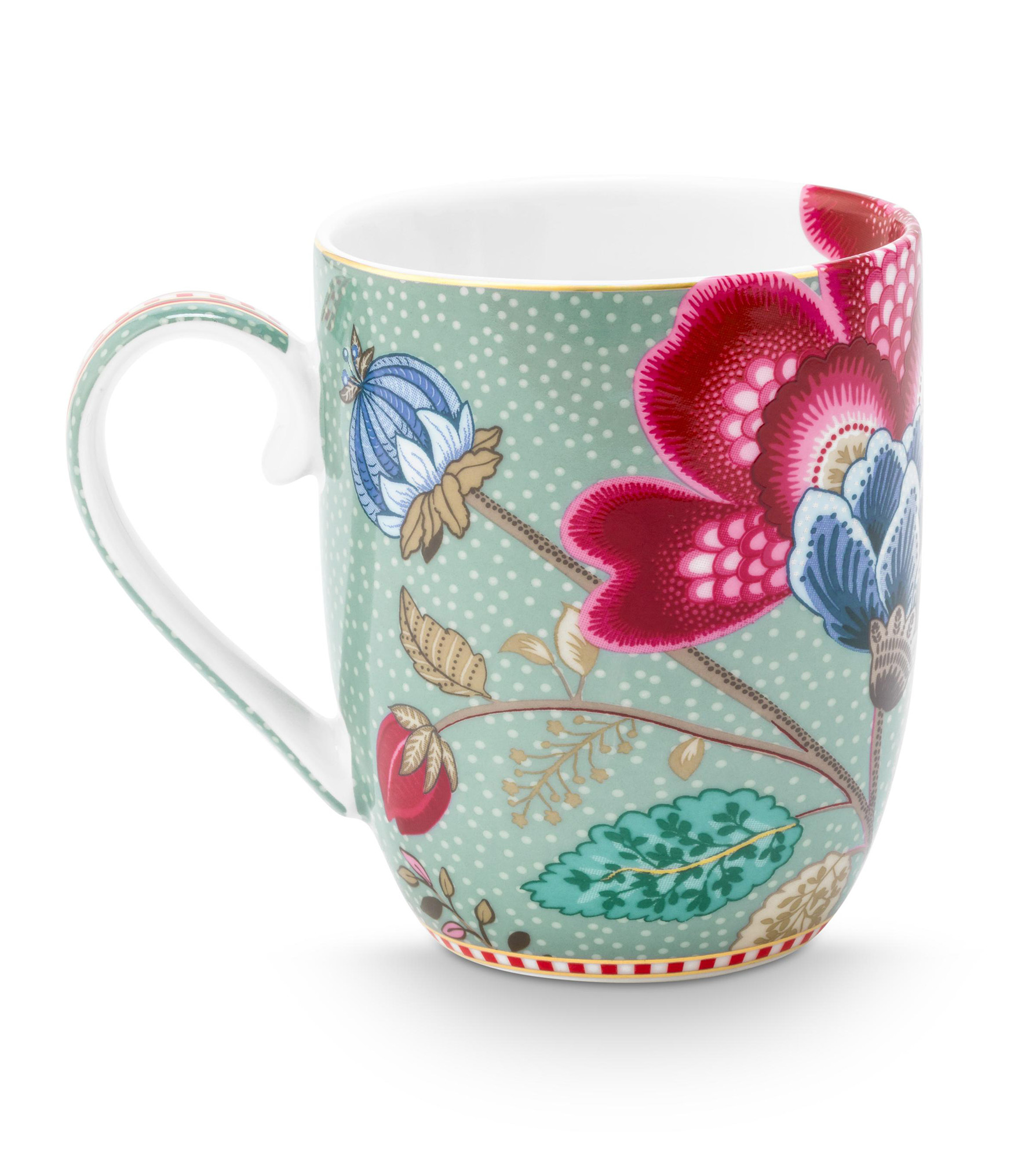 Pip Studio Tasse klein Blooming Tales | Fantasy Blue