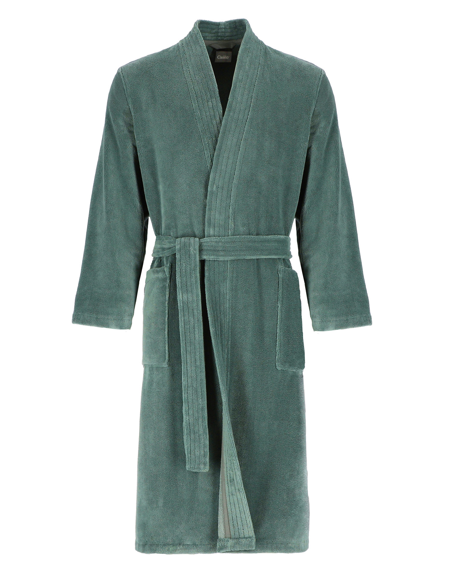 Cawö Herren Kimono-Bademantel  800 | 44 mineral