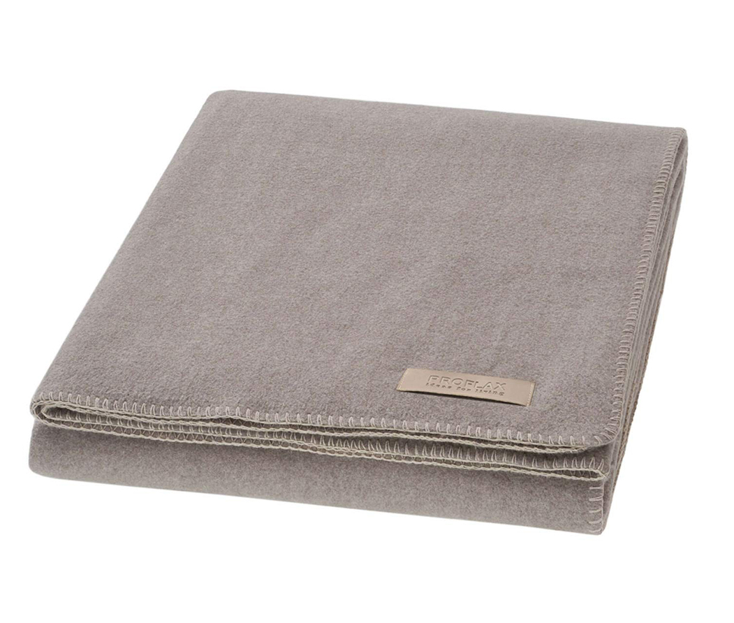 Proflax Wohndecke Fleece  | stone