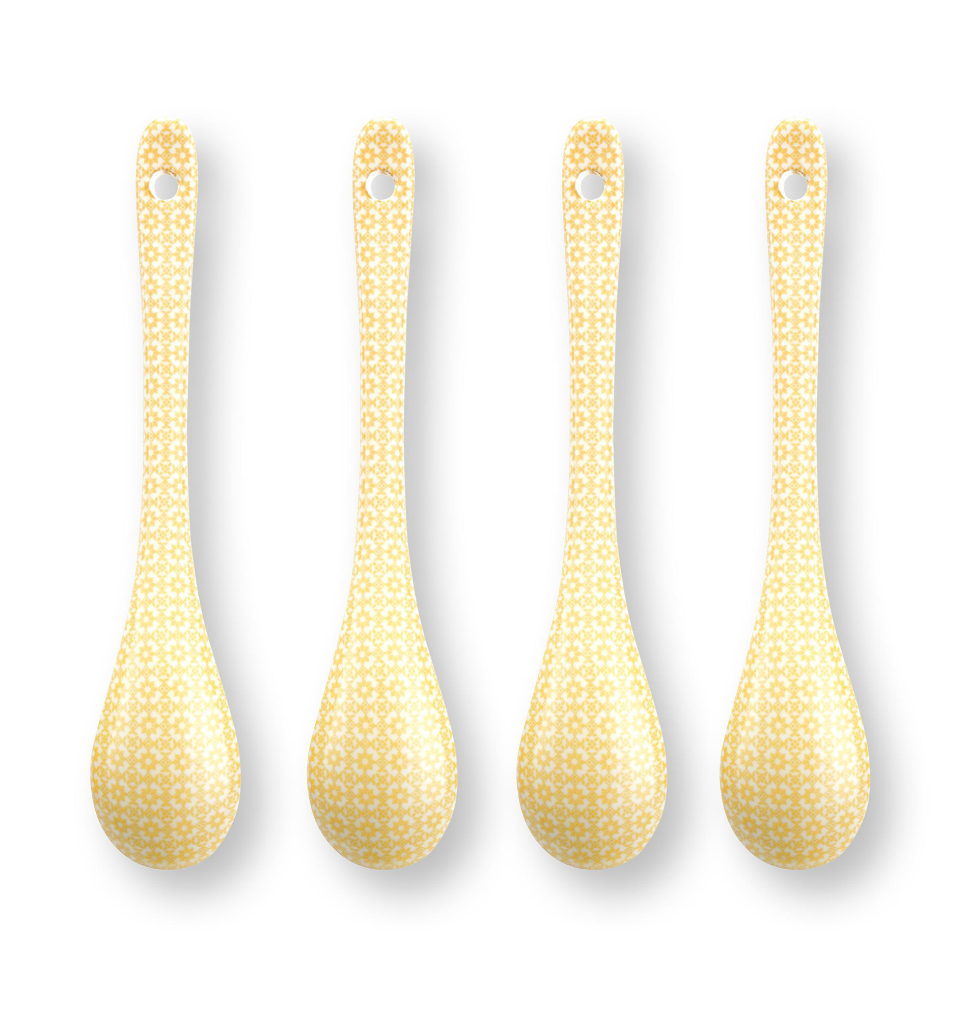 Pip Studio 4 Teelöffel Lily & Lotus | Yellow