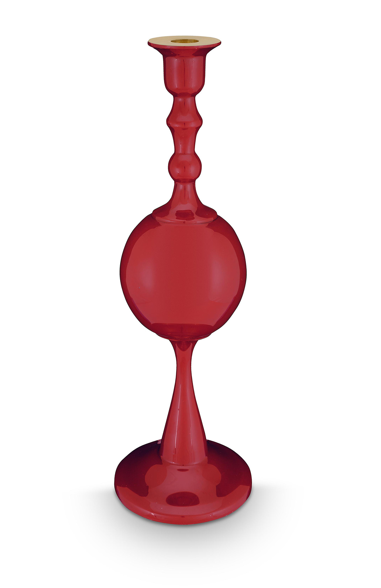 Pip Studio Kerzenhalter Metall Love Birds | dunkelrot