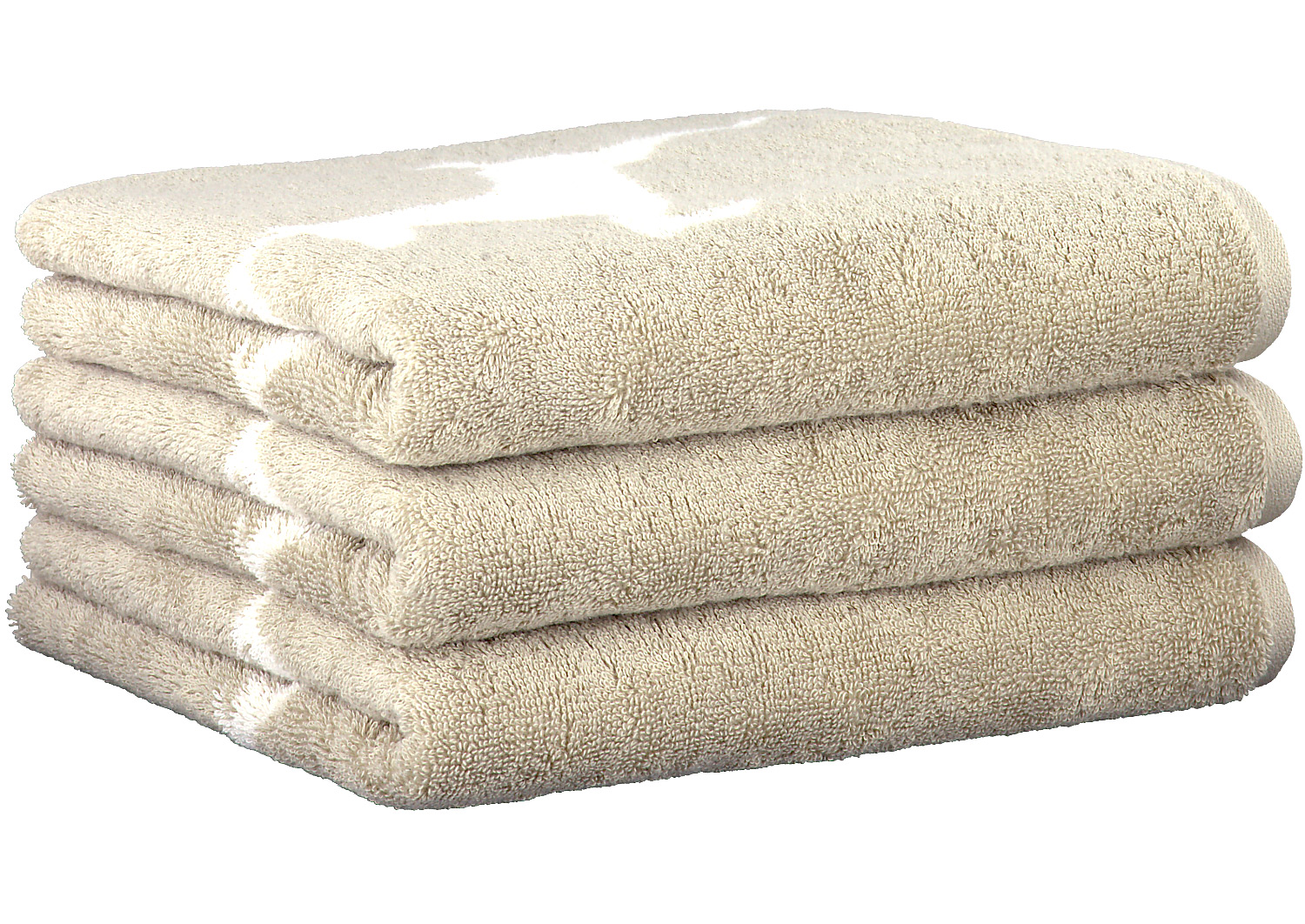 Cawö Handtuch Alpenchic Edition Hirsche 6228 | 33 Natur