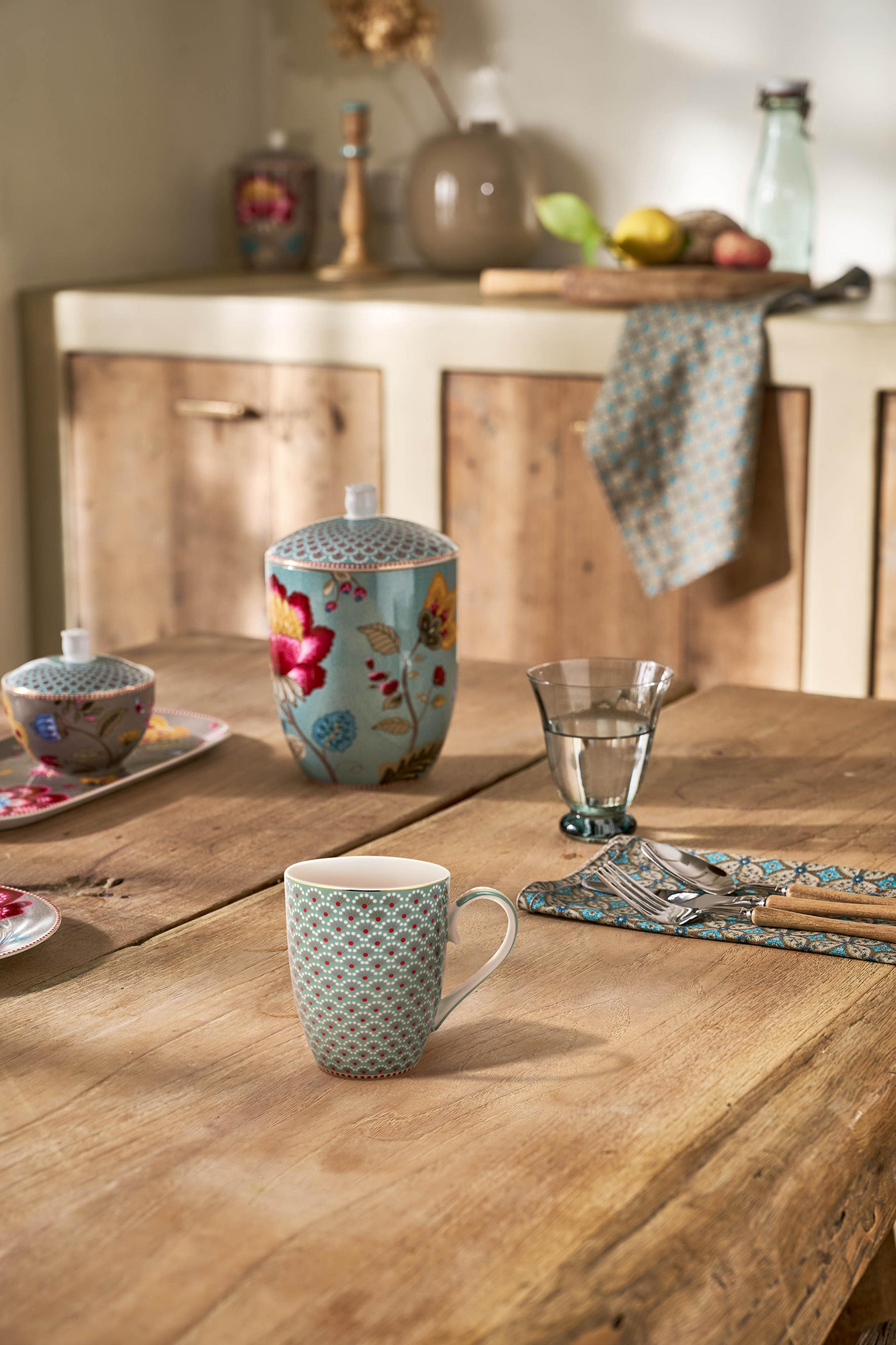 Pip Studio Tasse gross Blooming Tales | Blue