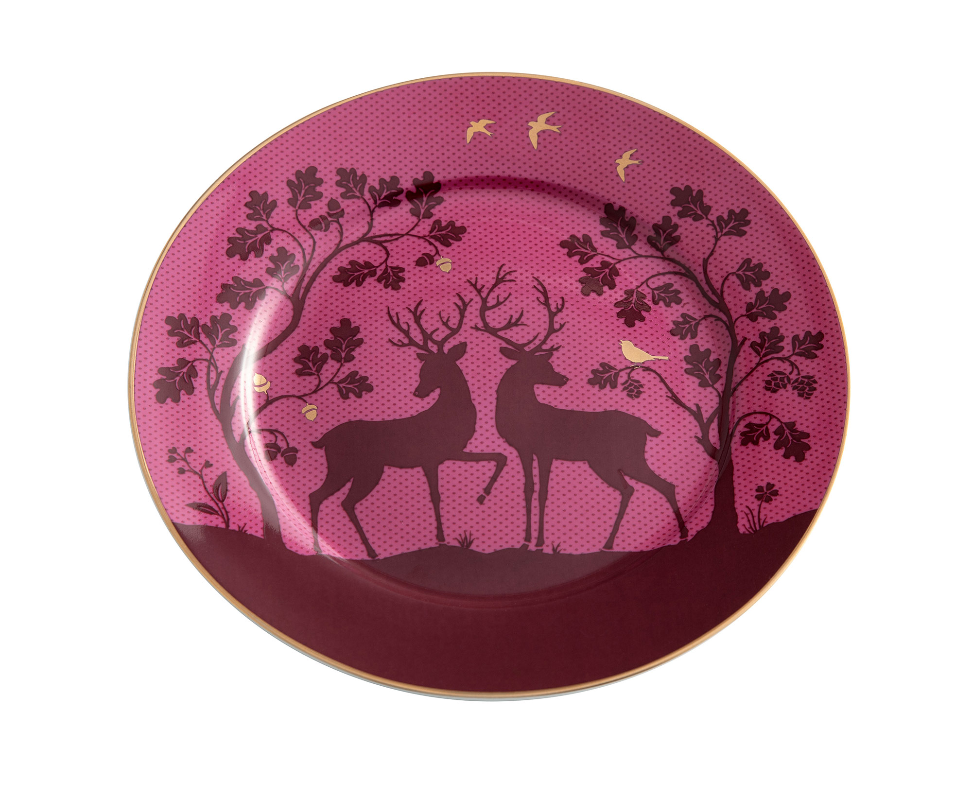 Pip Studio Gebäckteller Deerest Darling | Pink