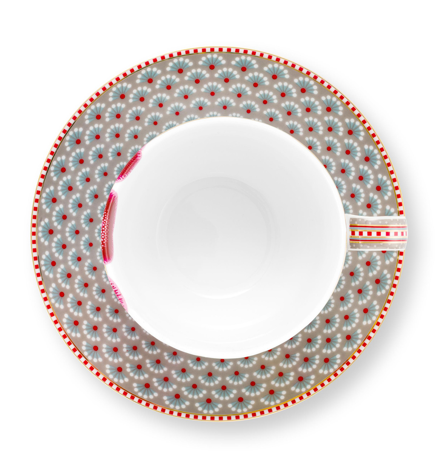 Pip Studio 3er Set Tasse & Untertasse Blooming Tales | Fanta