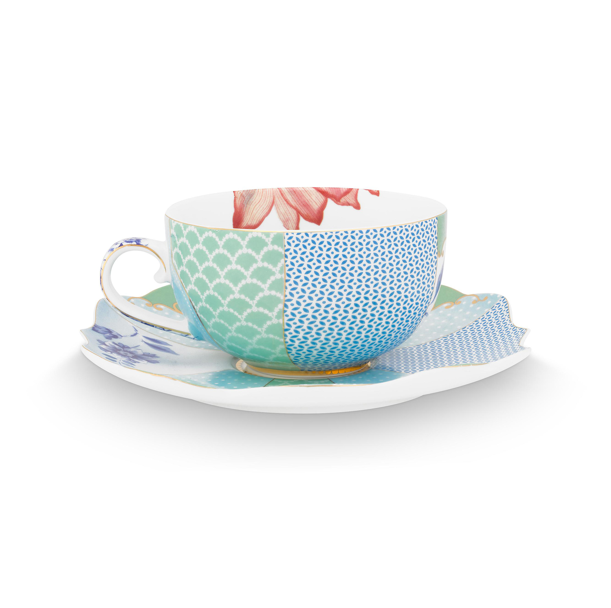 Pip Studio Tasse & Untertasse Royal | multi