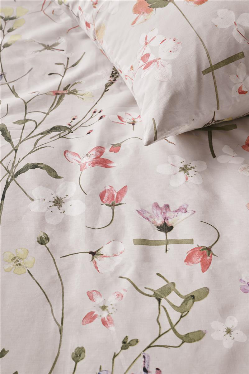 Beddinghouse Baumwoll-Bettwäsche Flowerlove | Sand