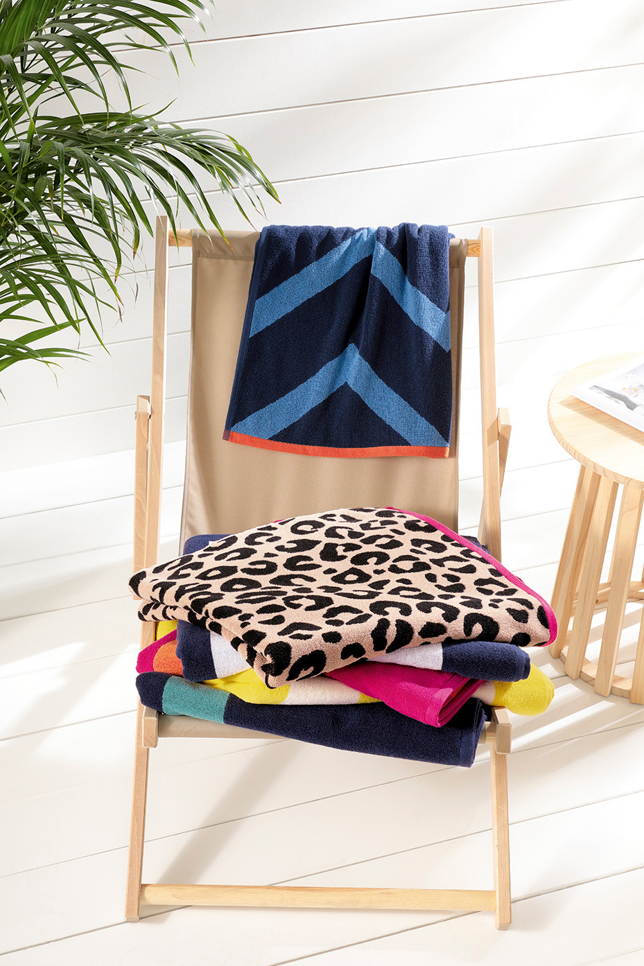 Cawö Strandtuch Beach 5582 | 16 navy/Stripes