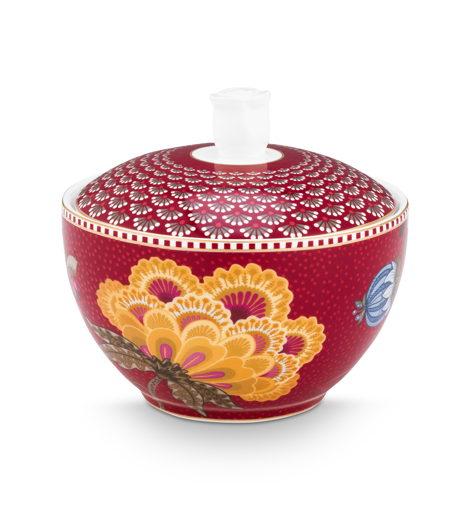 Pip Studio Schüssel Blooming Tales | Dark Red