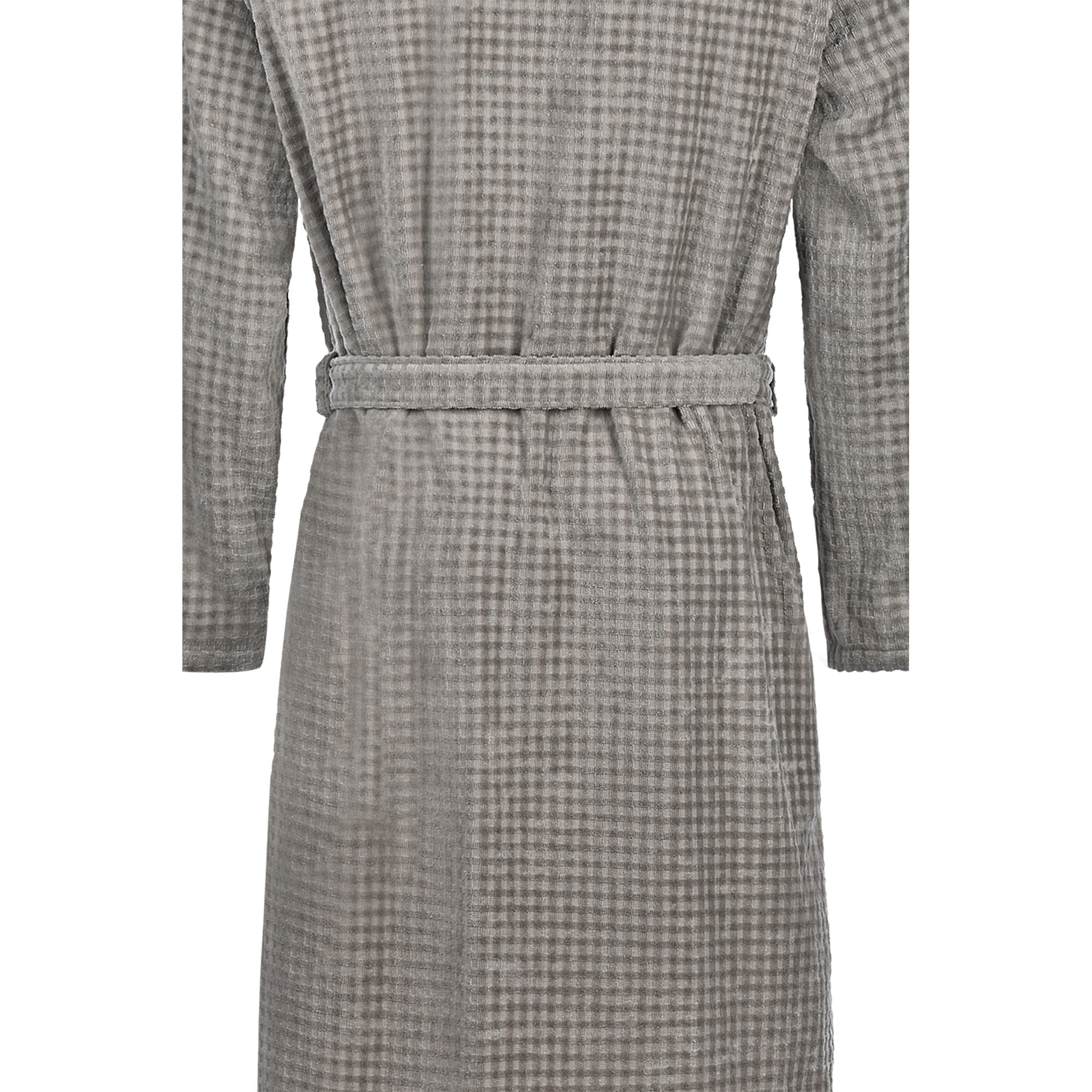 Cawö Herren Schalkragen-Bademantel  6508 | 779 graphit