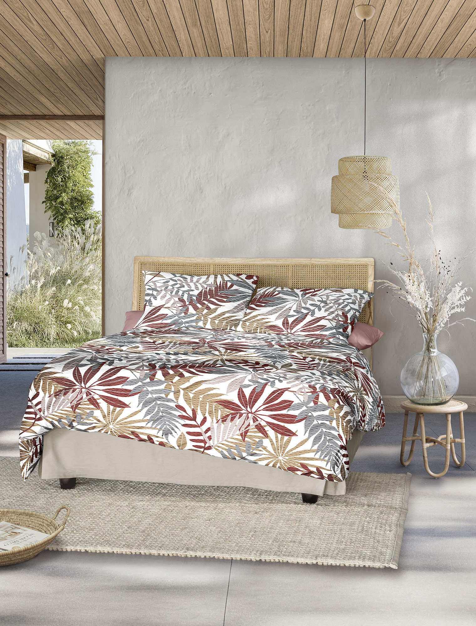 Irisette Seersucker Bettwäsche Easy | 60 rot