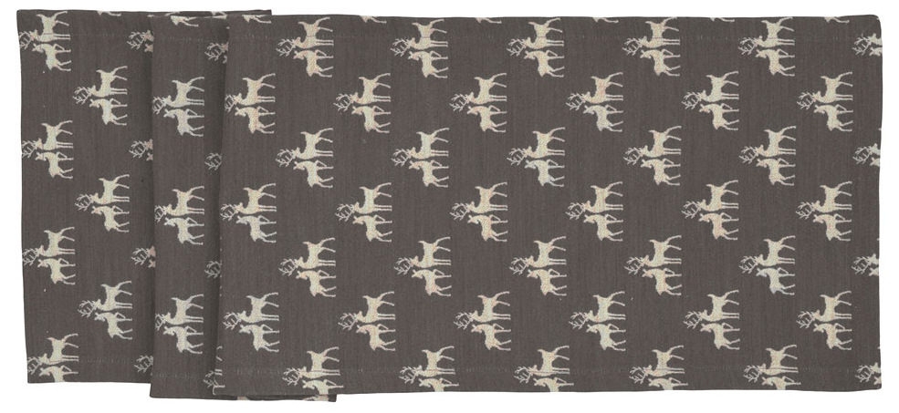 Sander Tischläufer Montagne | 43 warm grey