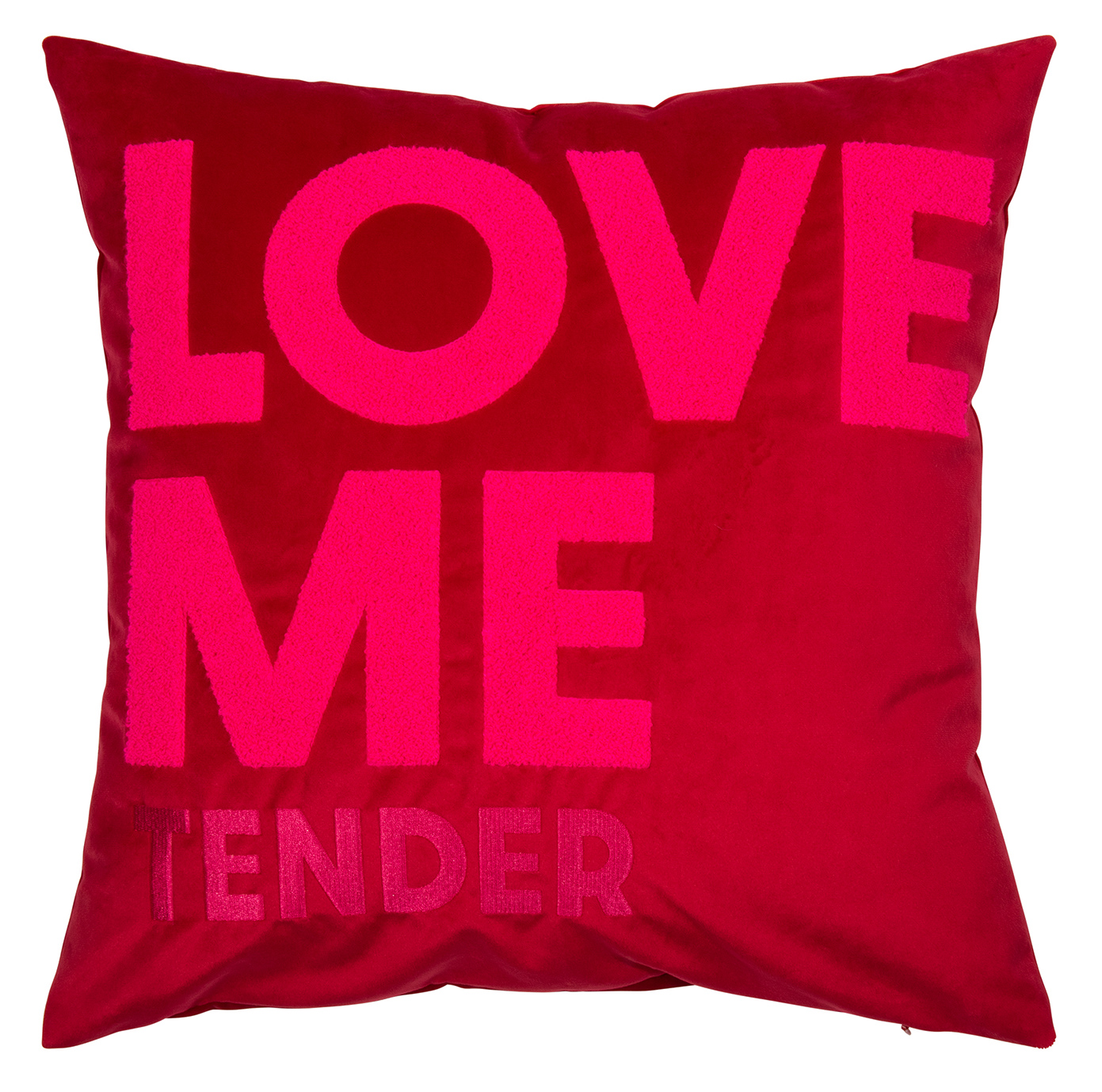 Pad Kissenhülle Letters LOVE ME | pink-red