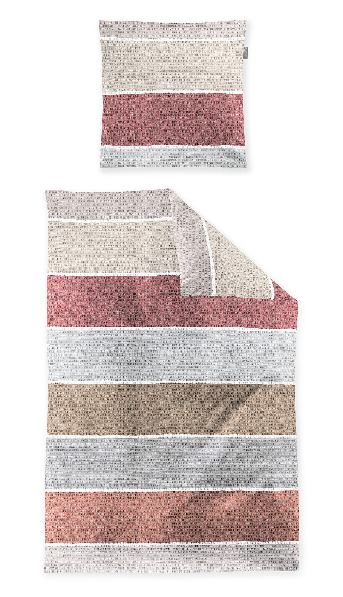 Irisette Seersucker Bettwäsche Easy | 60 rot