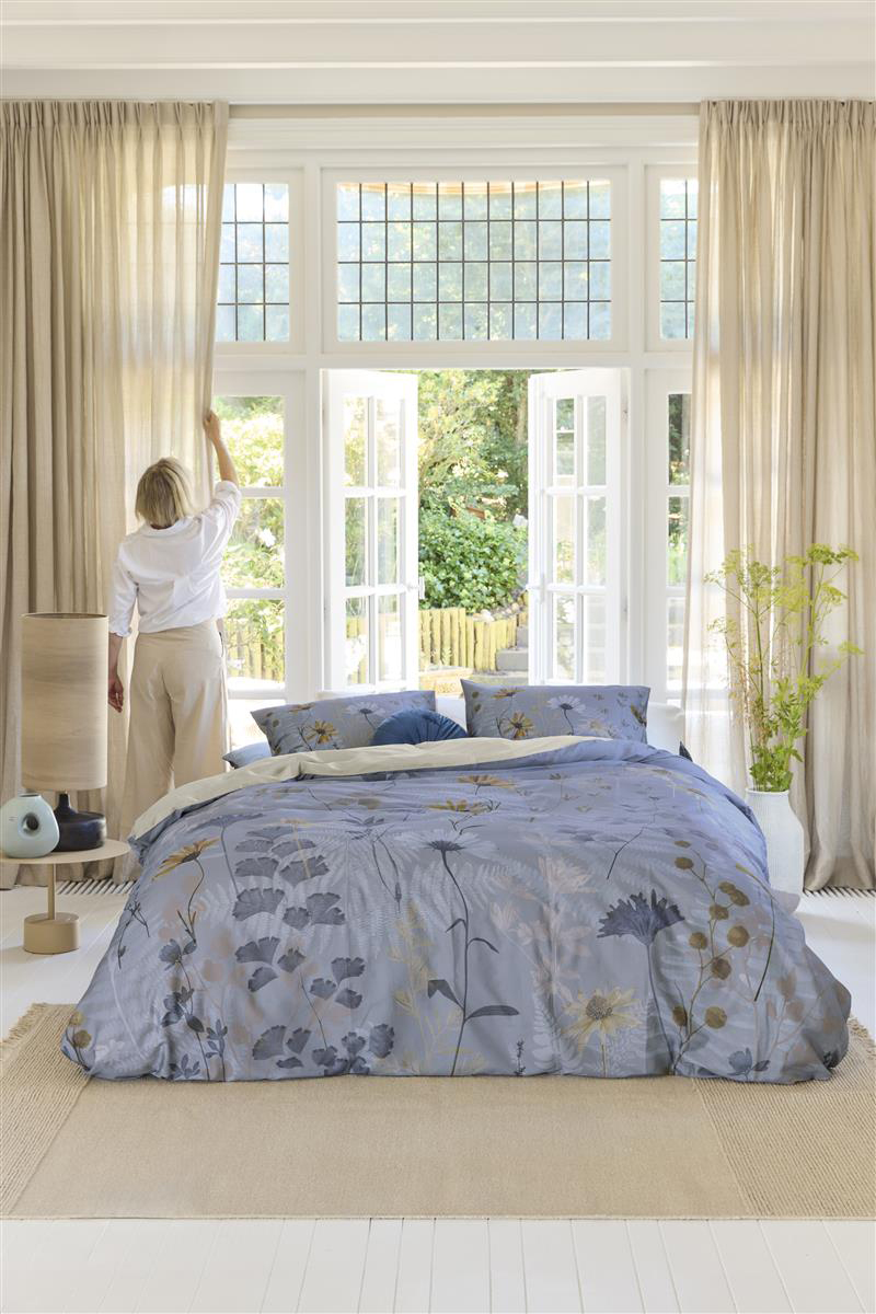 Beddinghouse Satin-Bettwäsche Nala | Blau