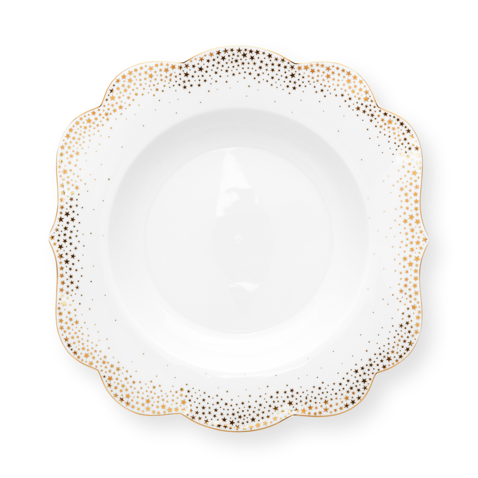 Pip Studio tiefer Teller Christmas | Weiss