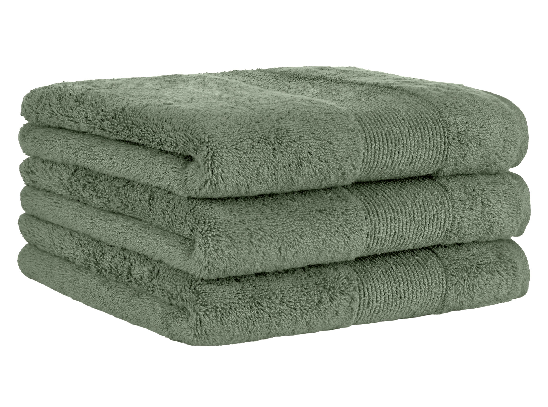 Cawö Handtuch The Luxury 5000 | 497 oliv